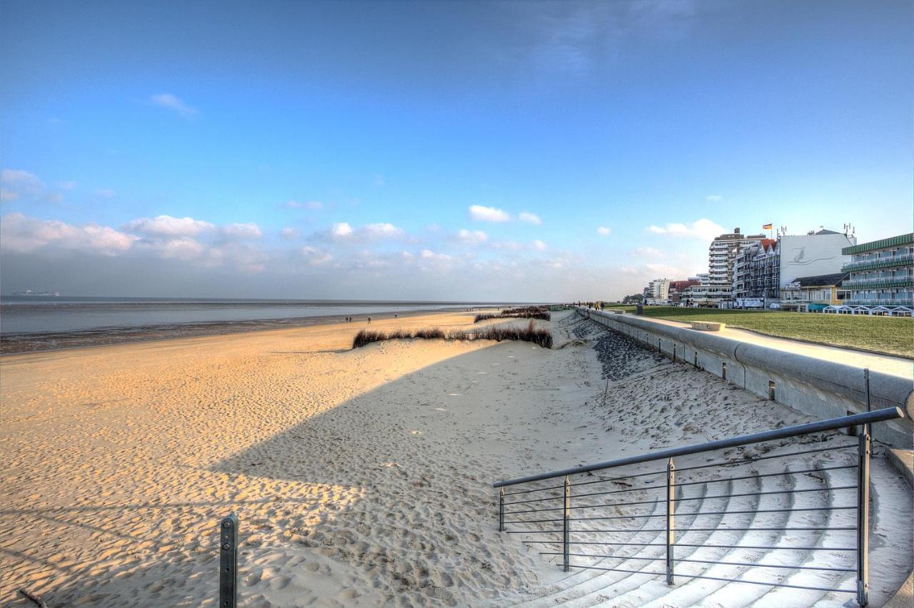 Duhnentraum Bestlage Am Sandstrand, Balkon,Meerblick, Parkplatz, Aufzug, Wlan, Bettwaesche,Handtuecher,Netflix Uvm Cuxhaven Exteriér fotografie